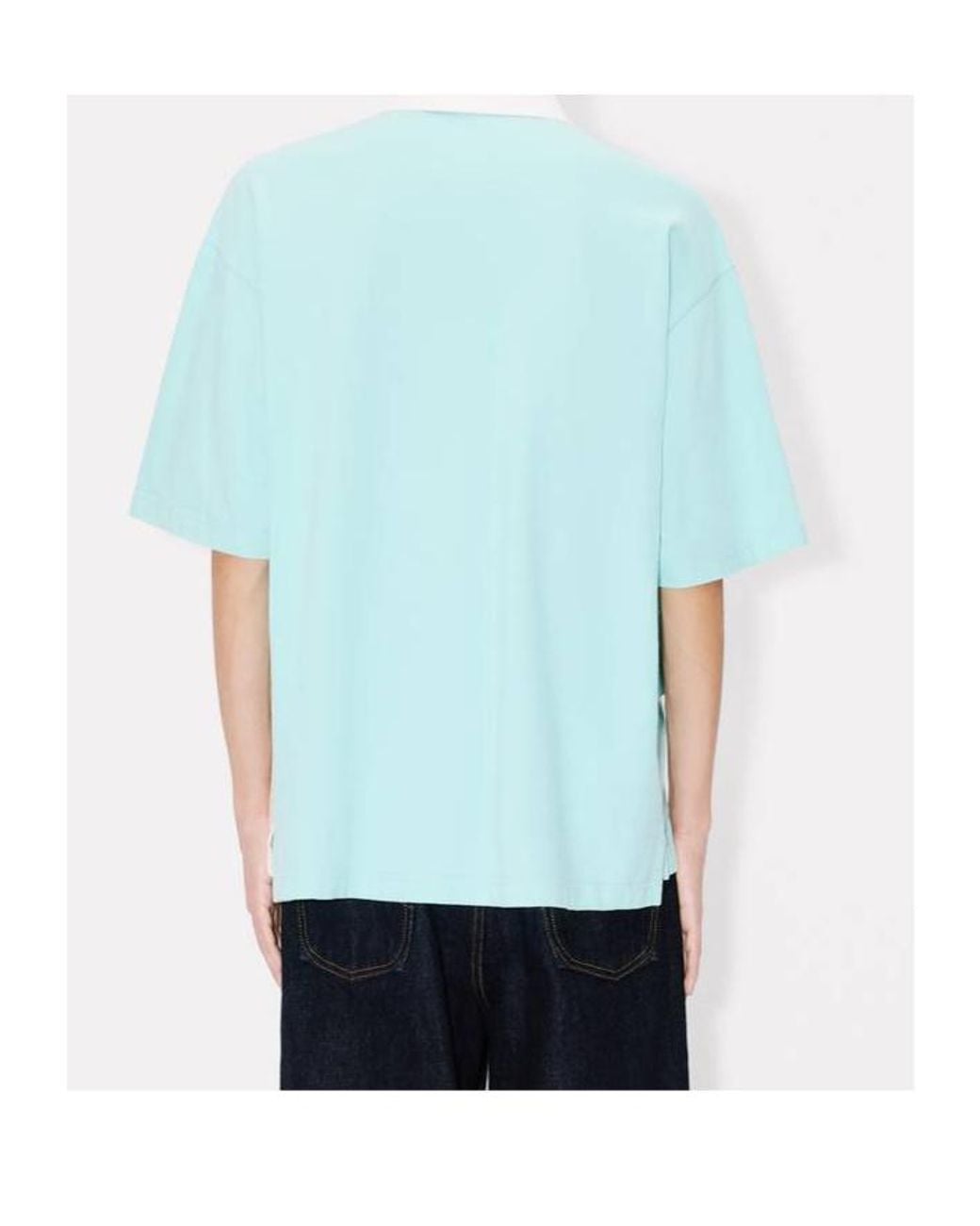 KENZO Blue Cartoon Relax Polo Shirt for men