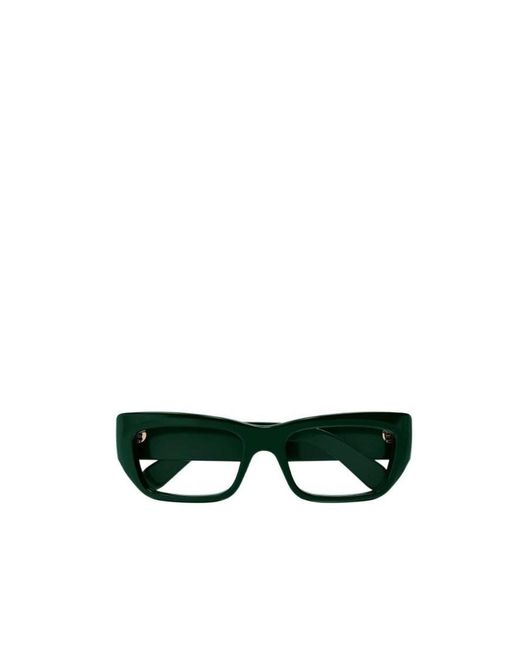 Gucci Green Eyewear Cat-Eye Frame Glasses for men