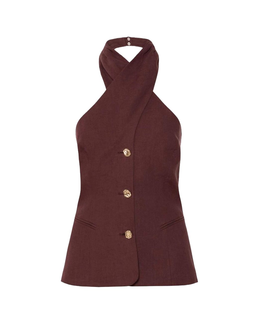 Marella Red Criss-Cross Gilet