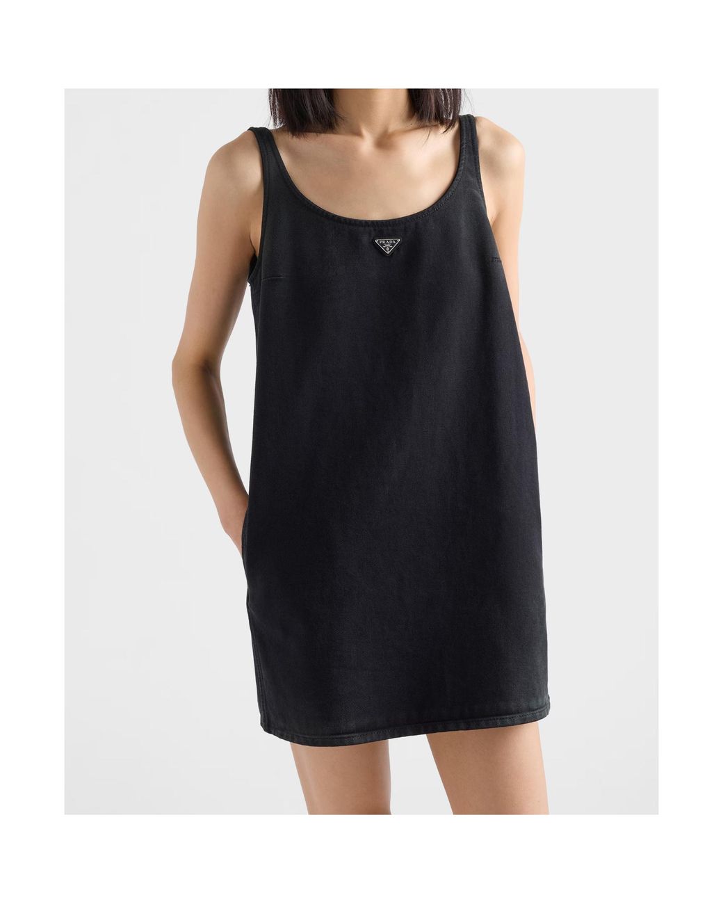 Prada Black Denim Mini-Dress