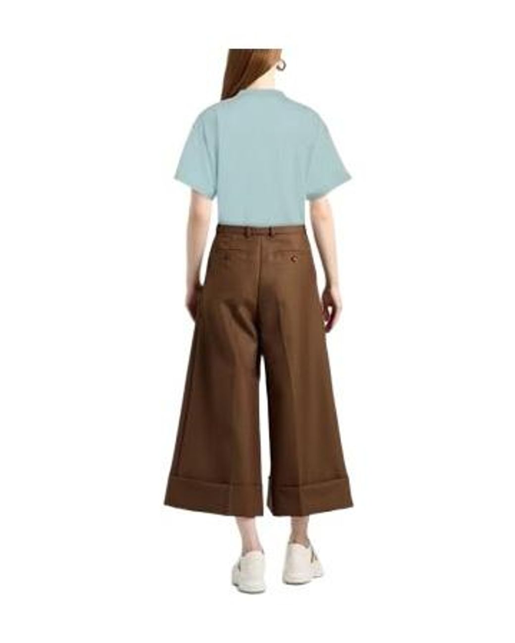 Balenciaga Blue Solid-Color Crew-Neck Short-Sleeved Shirt