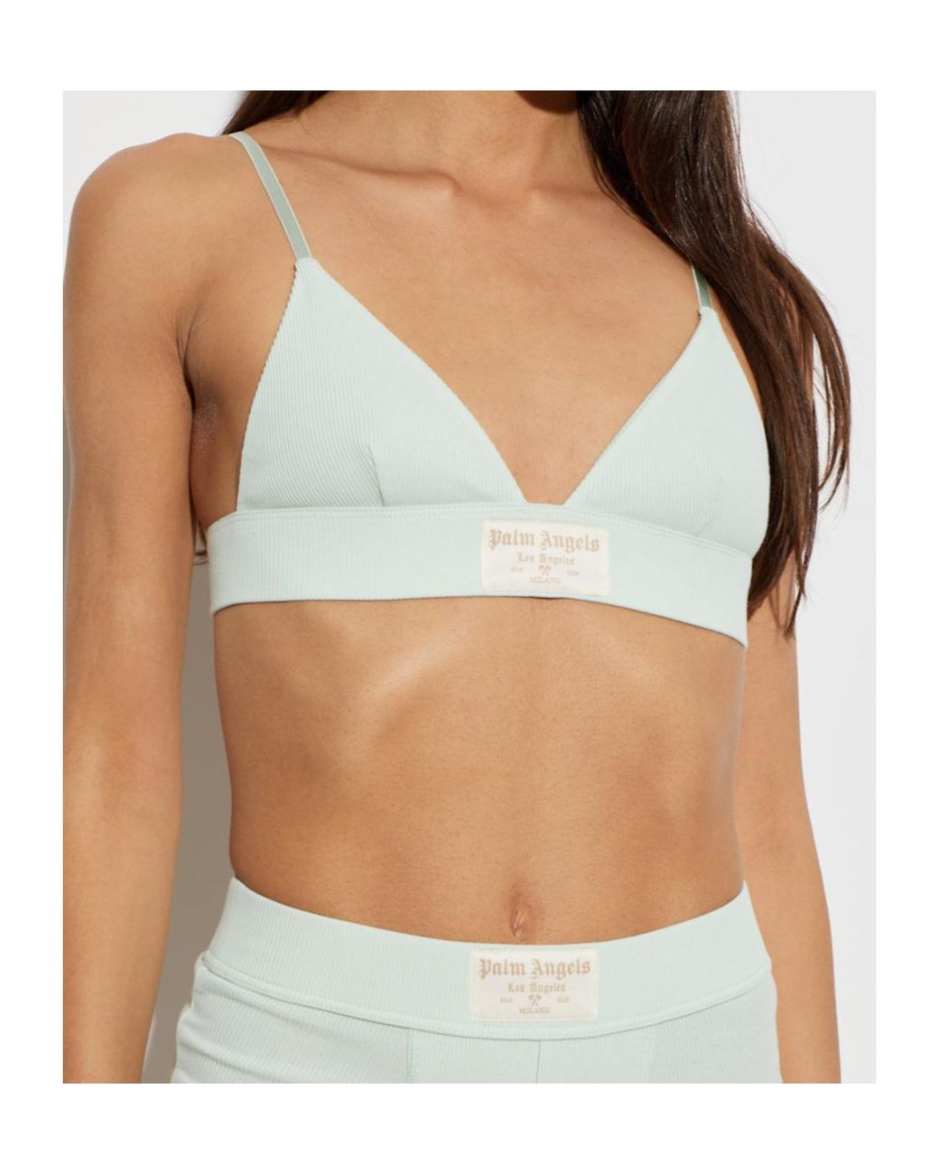Palm Angels Gray Cami-Style Lingerie