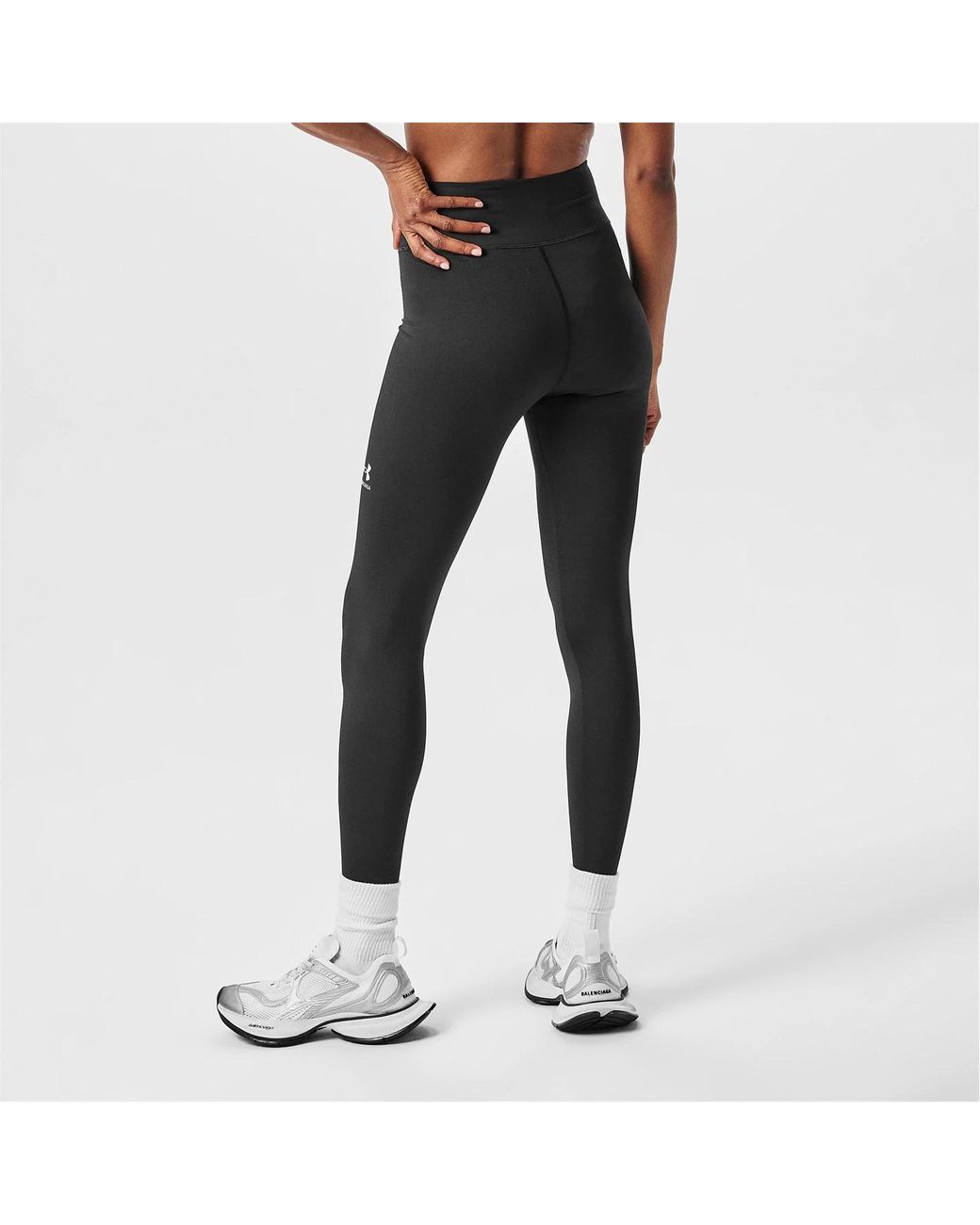 Balenciaga Gray X Under Armour Logo Leggings
