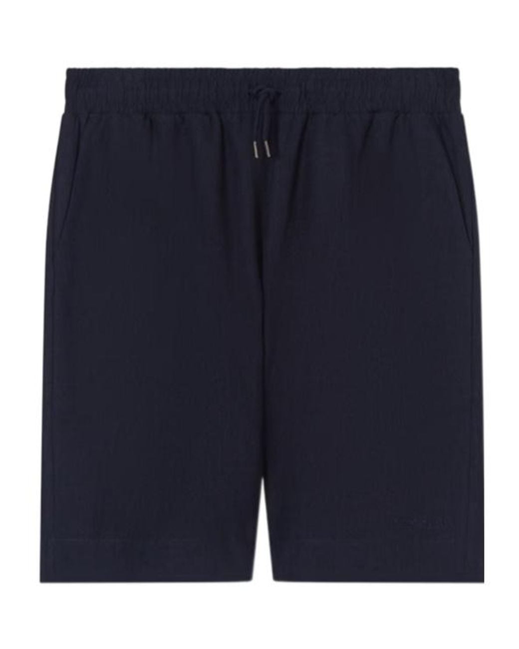 Emporio Armani Blue Elastic Waist Shorts for men