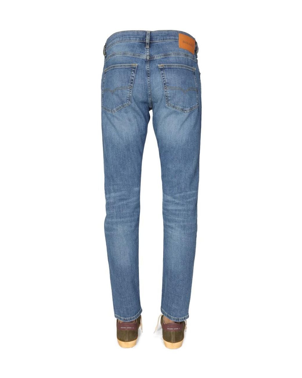 DIESEL Blue D-Luster Slim-Cut Jeans for men