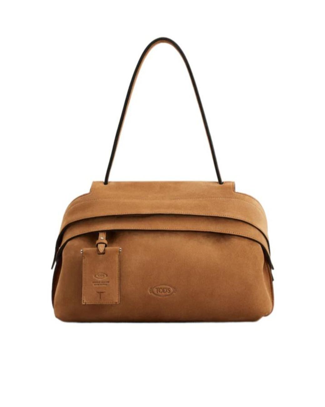 Tod's Brown Flap Shoulder Bag