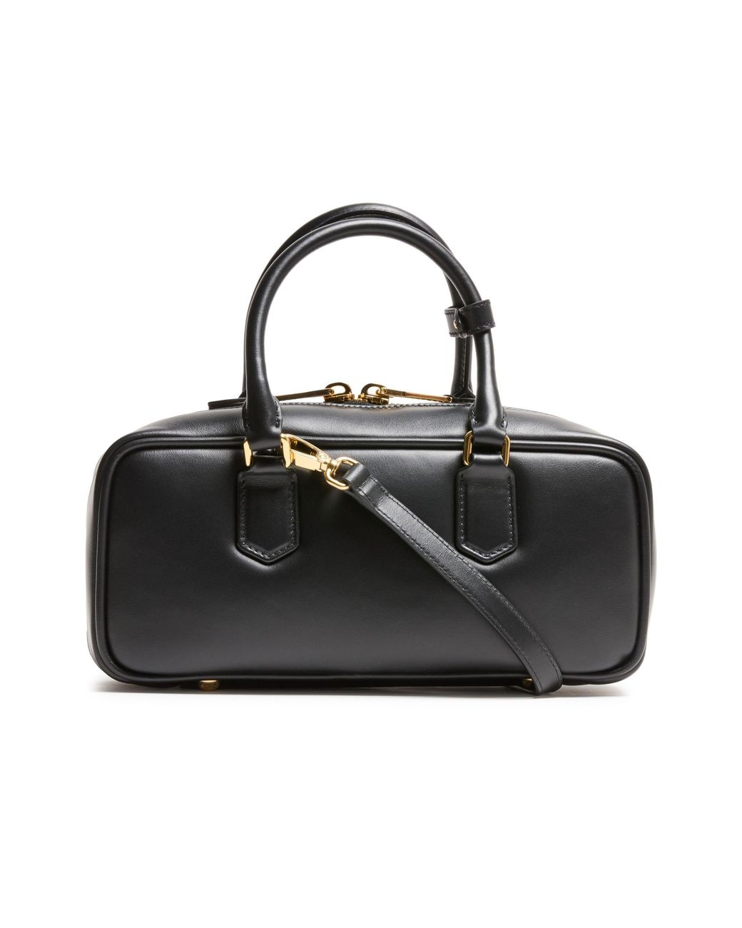 Miu Miu Black Arcadie Leather Handbag