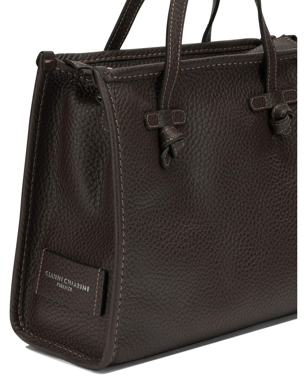 Gianni Chiarini Black Top-Handle Shoulder Bag
