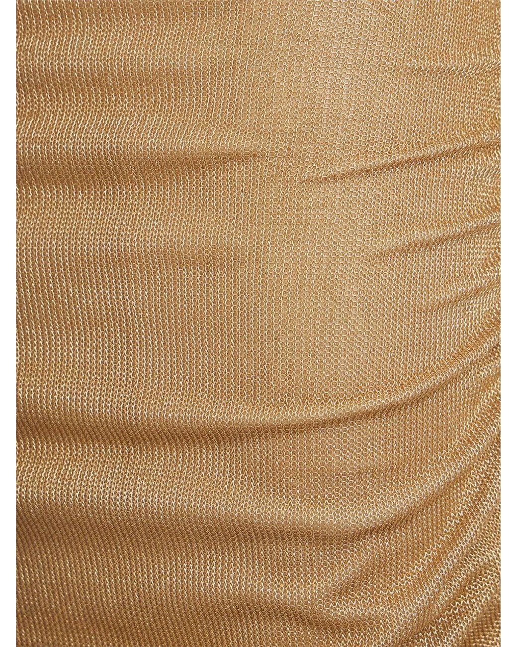 GIUSEPPE DI MORABITO Natural Viscose Blend Long Dress