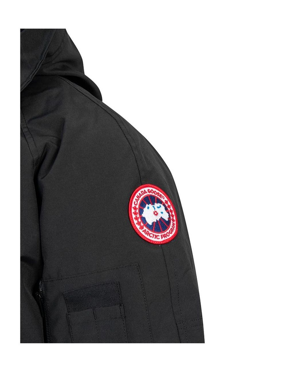 Canada Goose Black Chilliwack Hooded Bomber Jacket for men