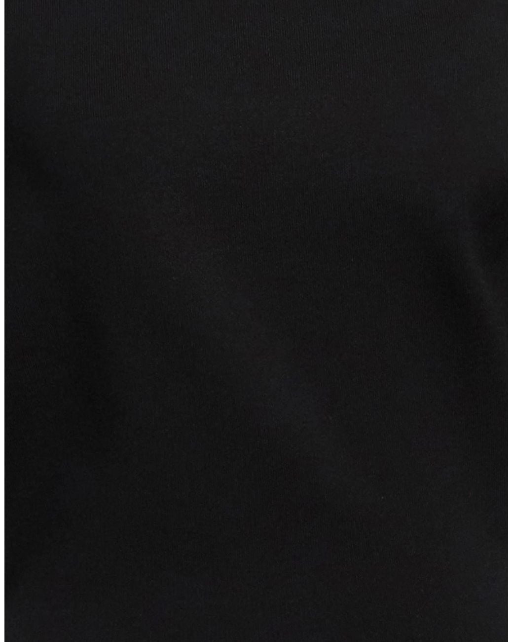 Rick Owens Black Solid-Color Crew Neck Short-Sleeve T-Shirt
