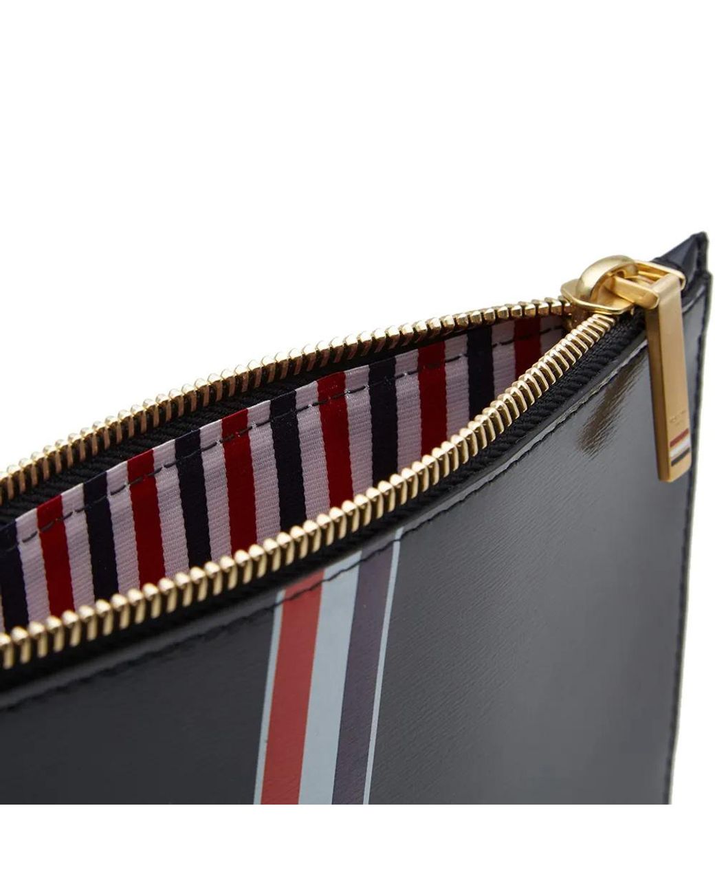 Thom Browne Black Logo Hand-Held Bag for men
