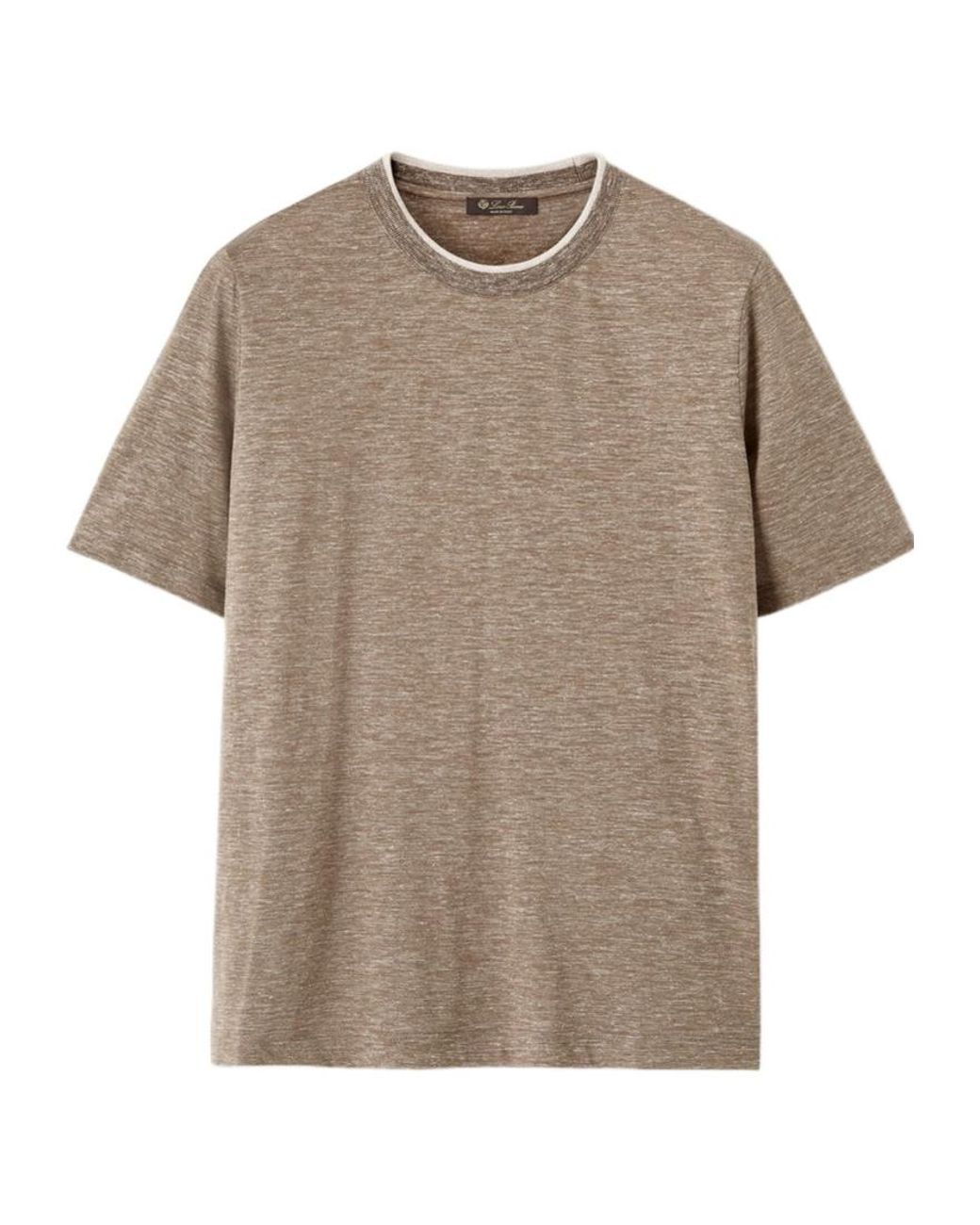 Loro Piana Natural Suraj Tal T-Shirt for men