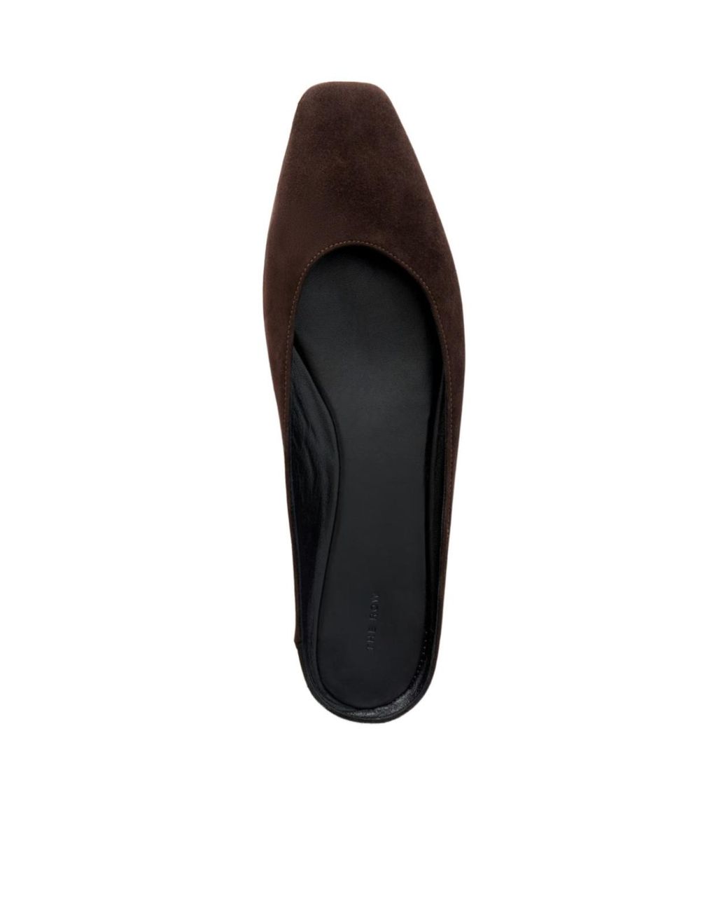 The Row Brown June Suede Mules