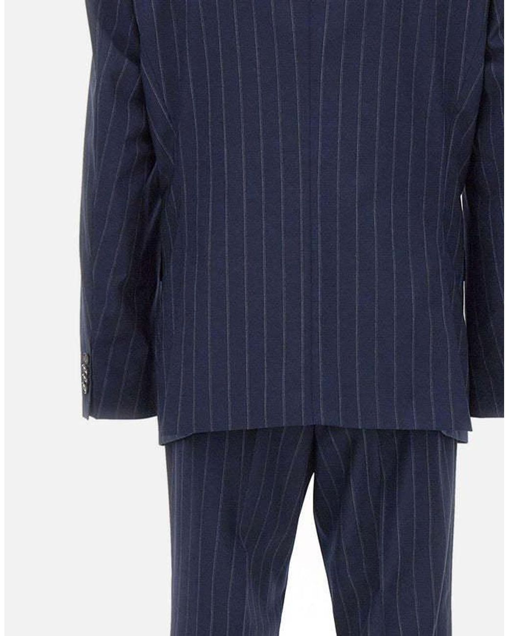 Boss Blue Boss Two-Piece Striped Tailored Suit for men