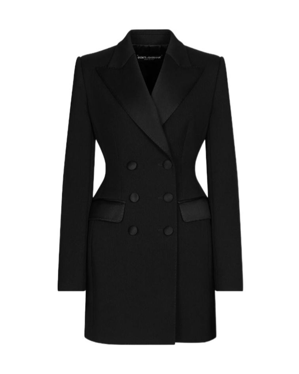 Dolce & Gabbana Black Double-Breasted Tuxedo Jacket