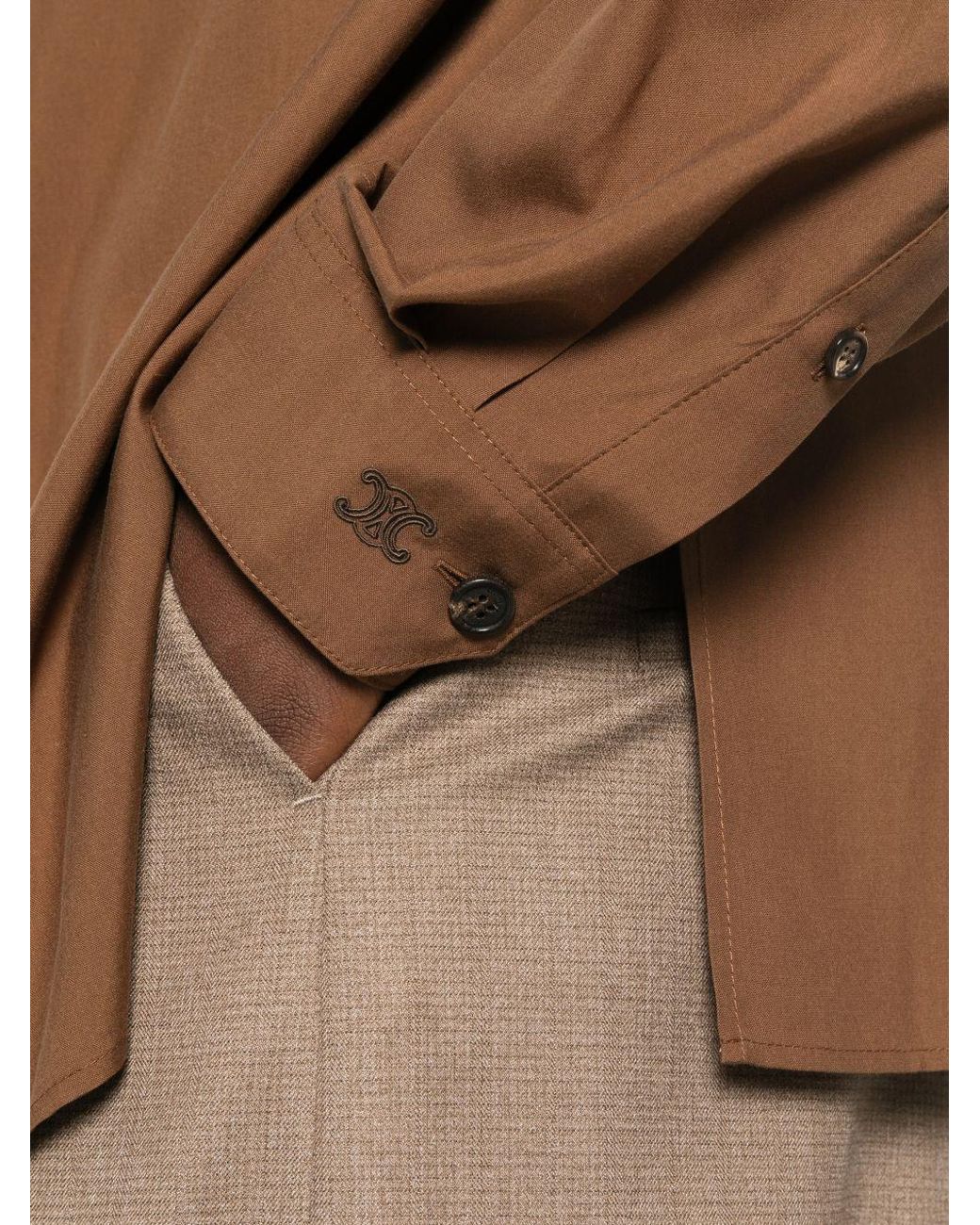 Céline Brown Overshirt