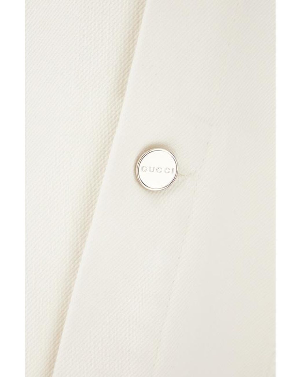 Gucci Natural Horsebit Detailed Collared Jacket for men