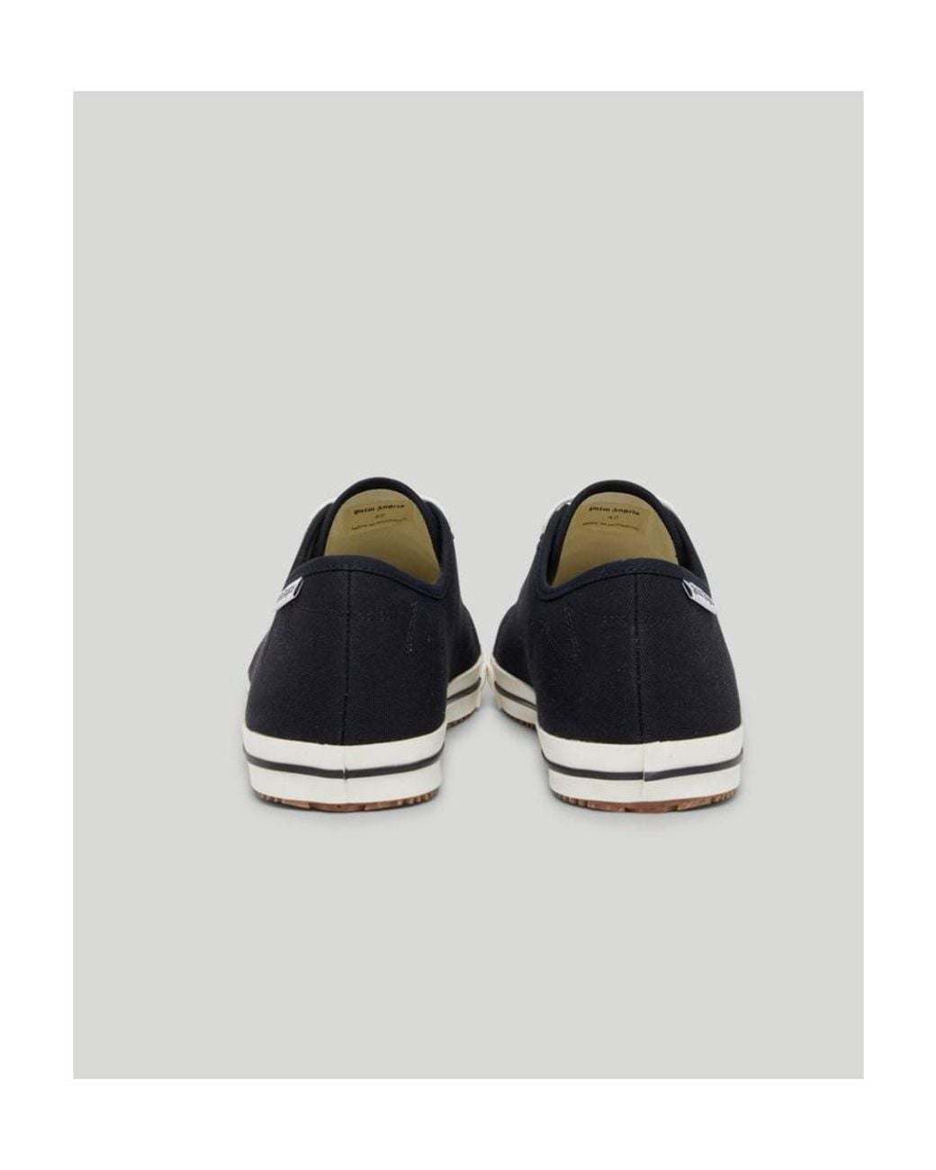 Palm Angels Black Vulcanised Low-Top Sneakers for men