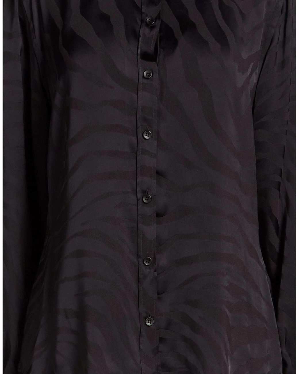Dolce & Gabbana Black Shirt Viscose, Silk, Elastane