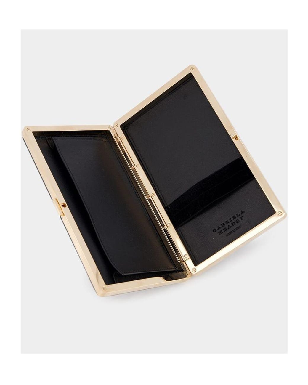 Gabriela Hearst Black Mini Callas Clutch Bag