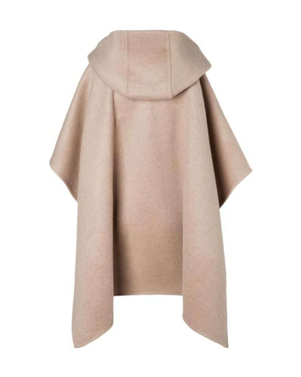 Fendi Natural Dove Wool Poncho