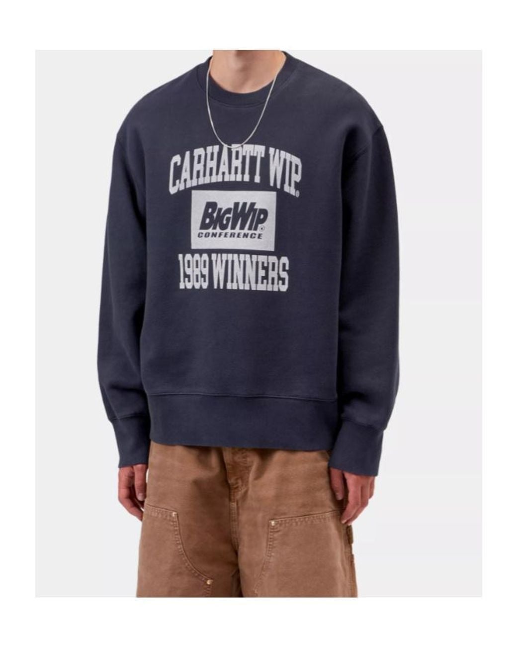 Carhartt Blue 1989 Winners Logo Sweatshirt for men