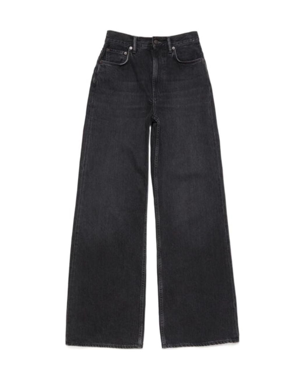 Acne Blue Relaxed Fit Flared Jeans