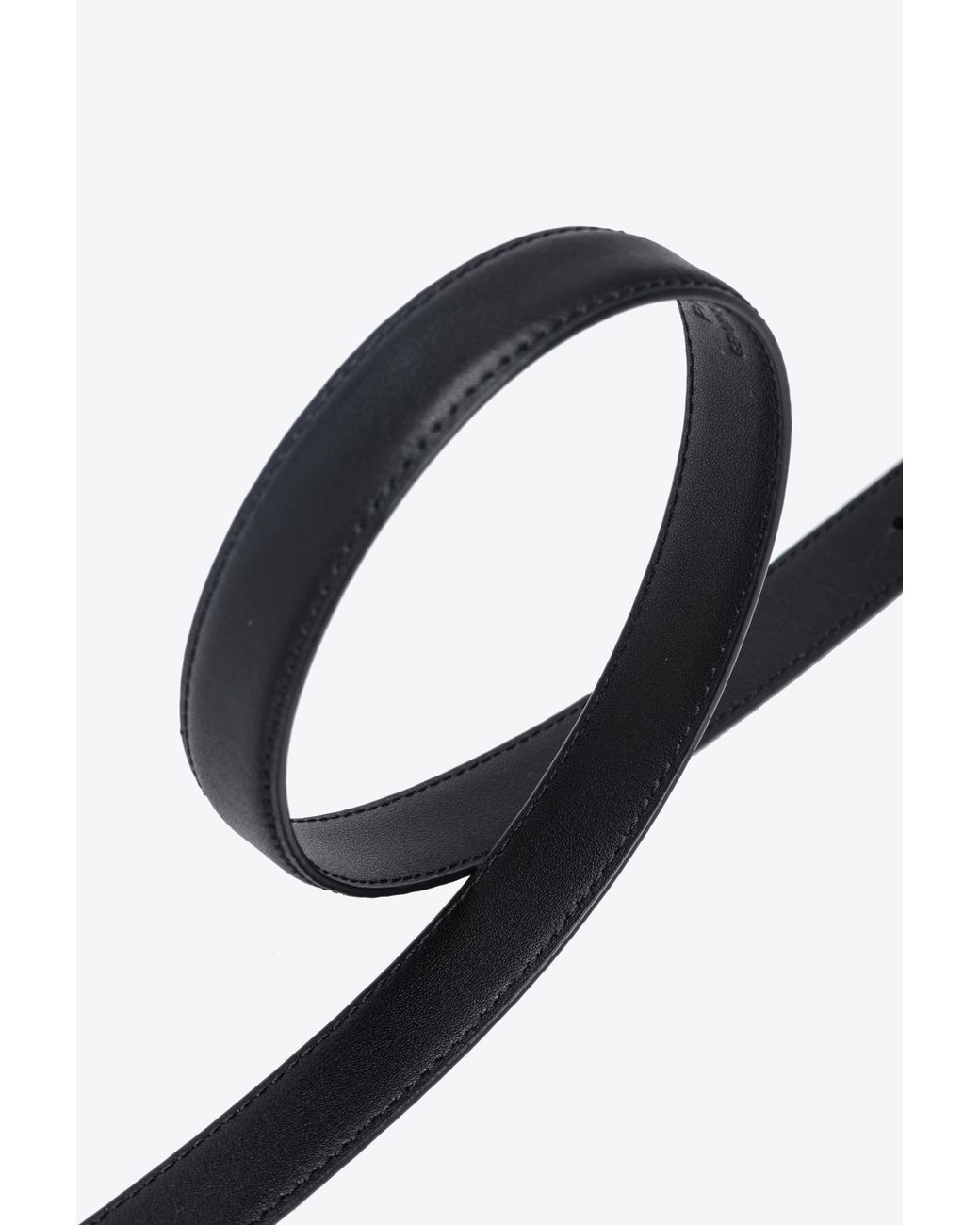 Pinko White Thin Love Birds Belt