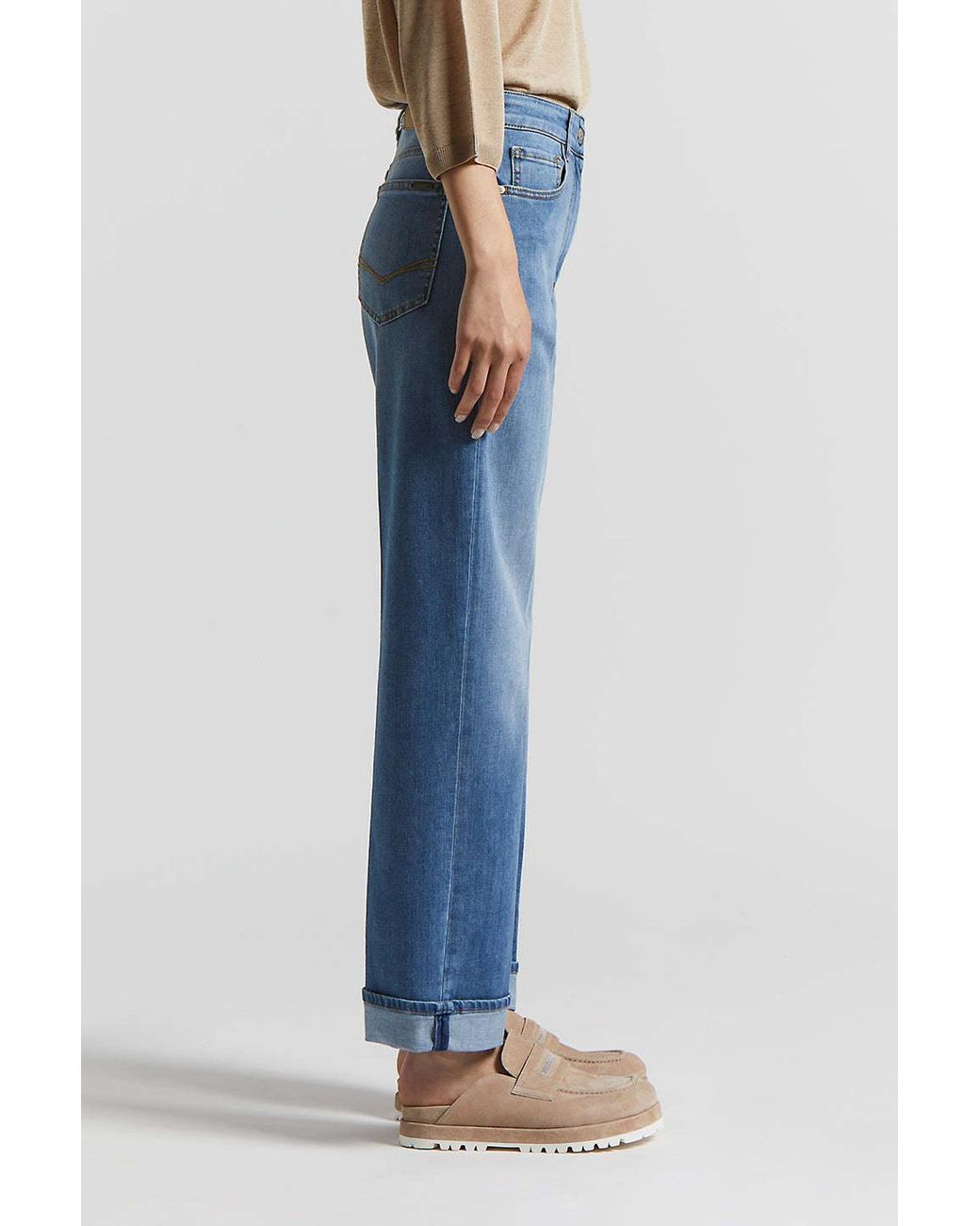 Peserico Five-Pocket Jeans in Blue | Lyst