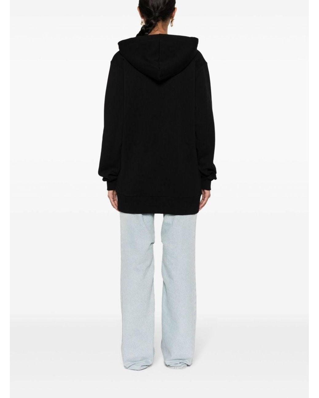 Céline Black Oversized Hoodie