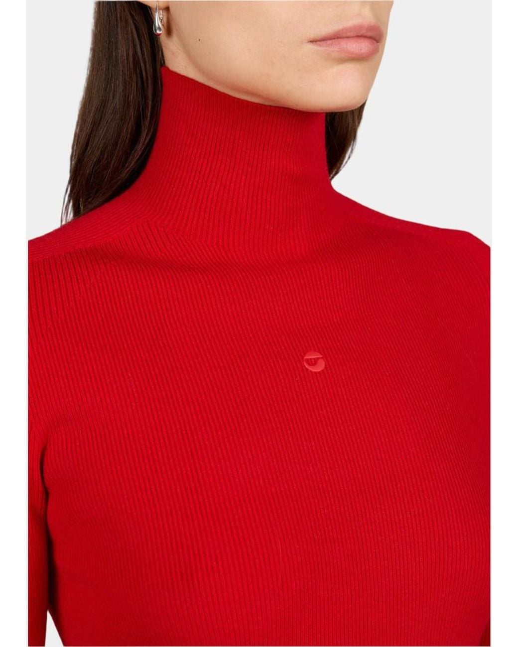 Coperni Red Turtleneck Sweater