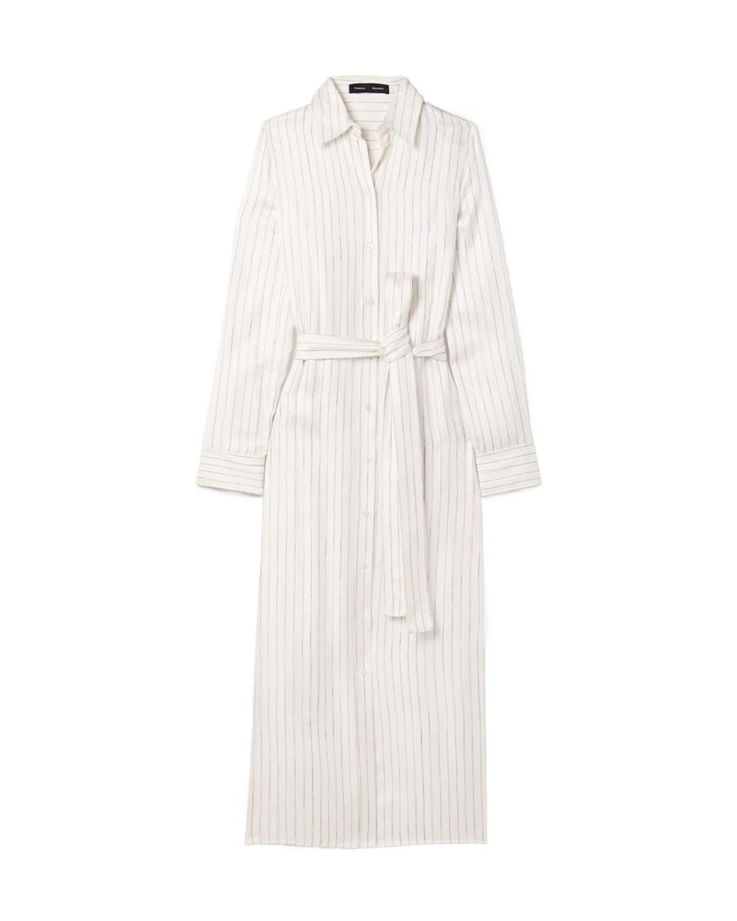 Proenza Schouler White Silk Shirt Dress