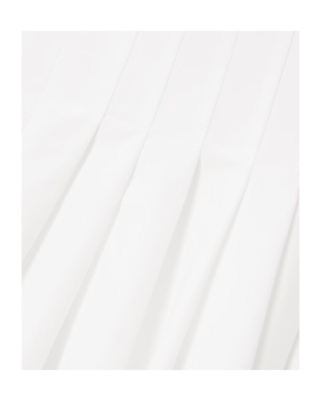 Jonathan Simkhai White Nina V-Neck Pleated Midi Dress