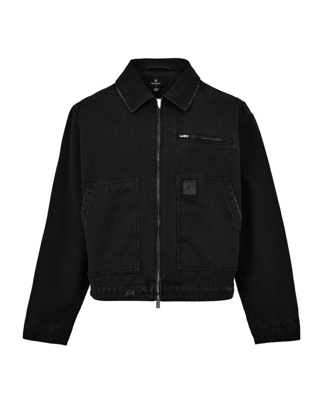 Represent Black Heaton Workwear Jacket for men