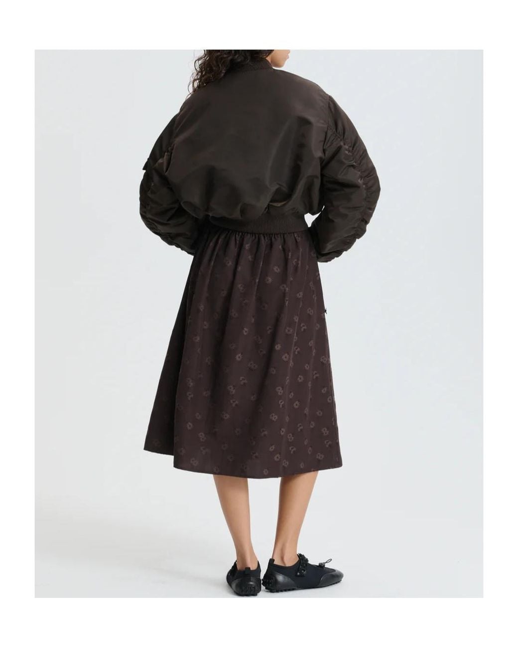 CECILIE BAHNSEN Brown Cbcallie Floral Detailed Jacket