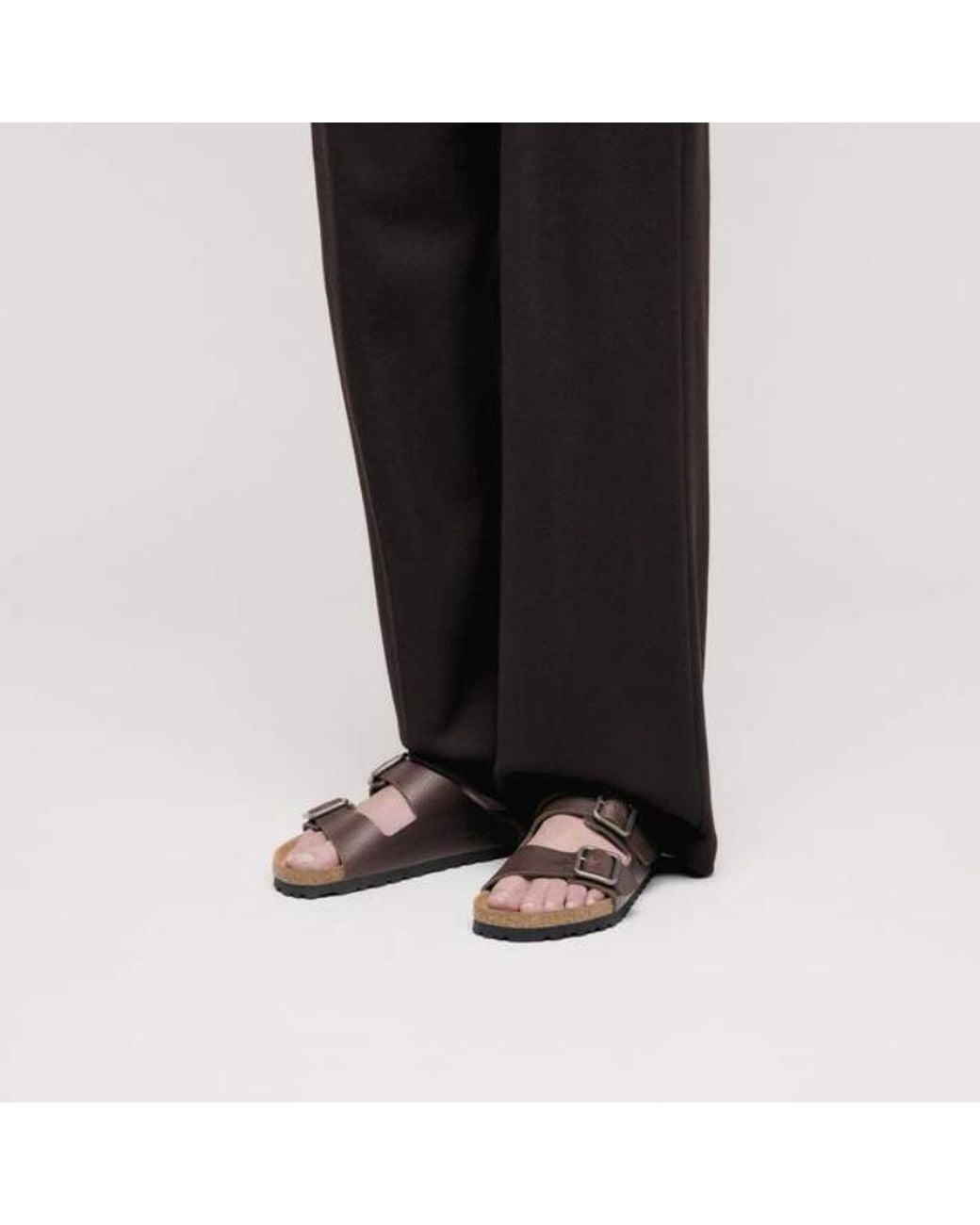Birkenstock Brown Arizona Wb Buckled Sandals for men