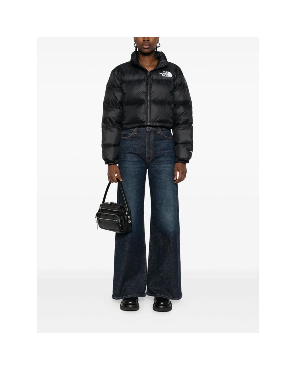 The North Face Black Puffer Short Down Jacket