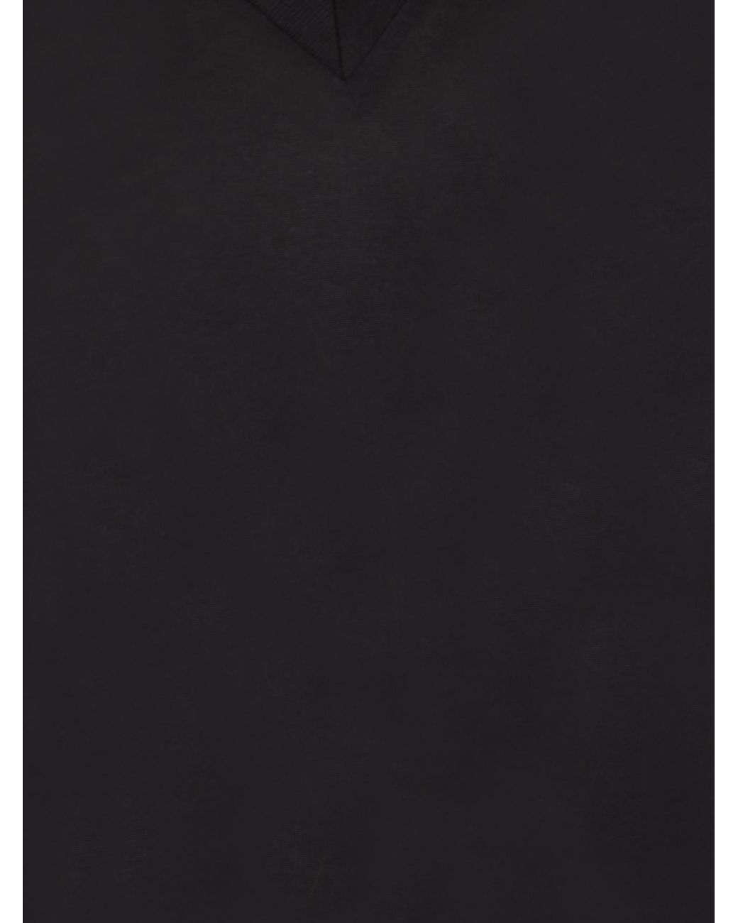 Herno Black V-Neck Knitted Jumper