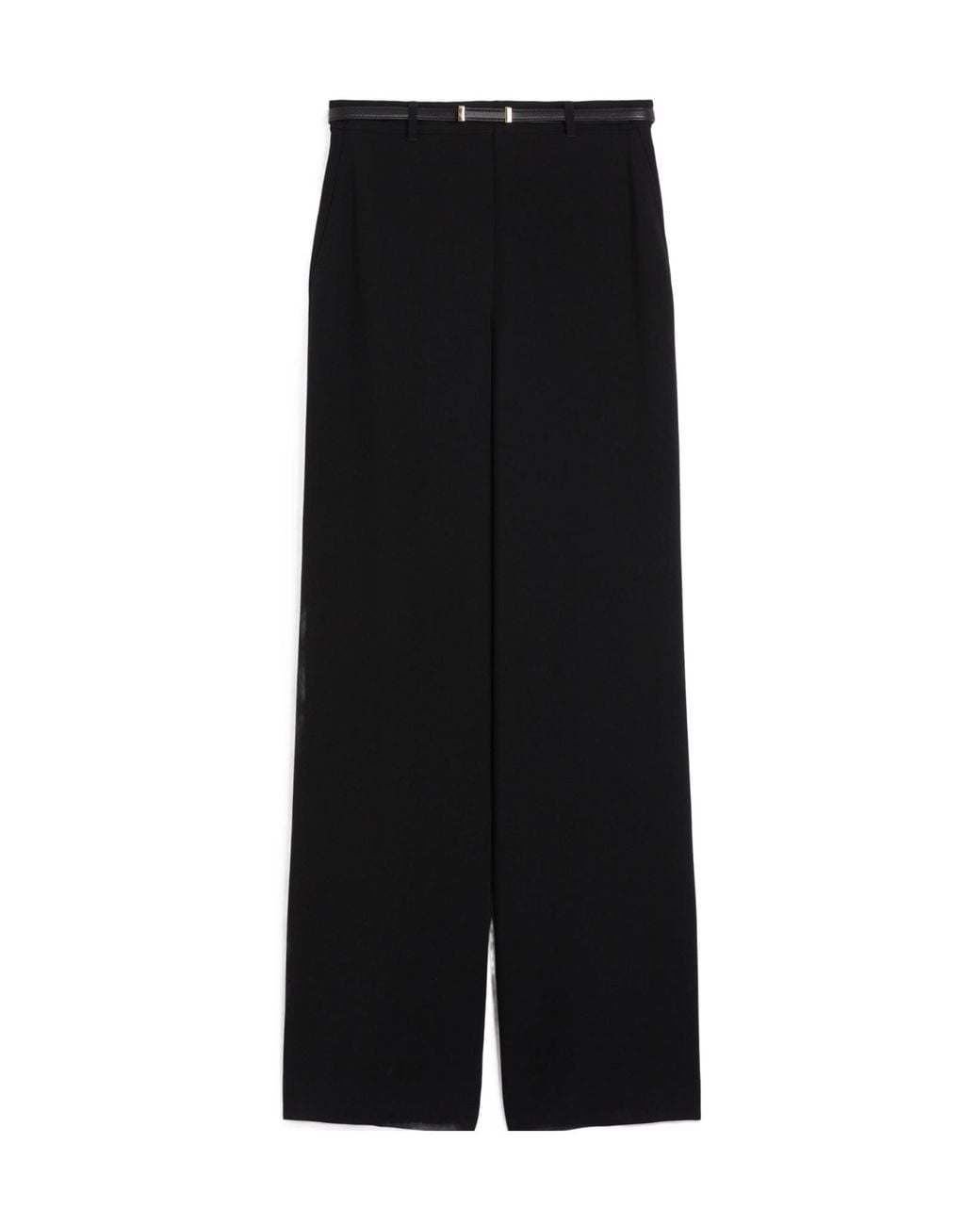 Max Mara Black Studio Jez Flared Trousers