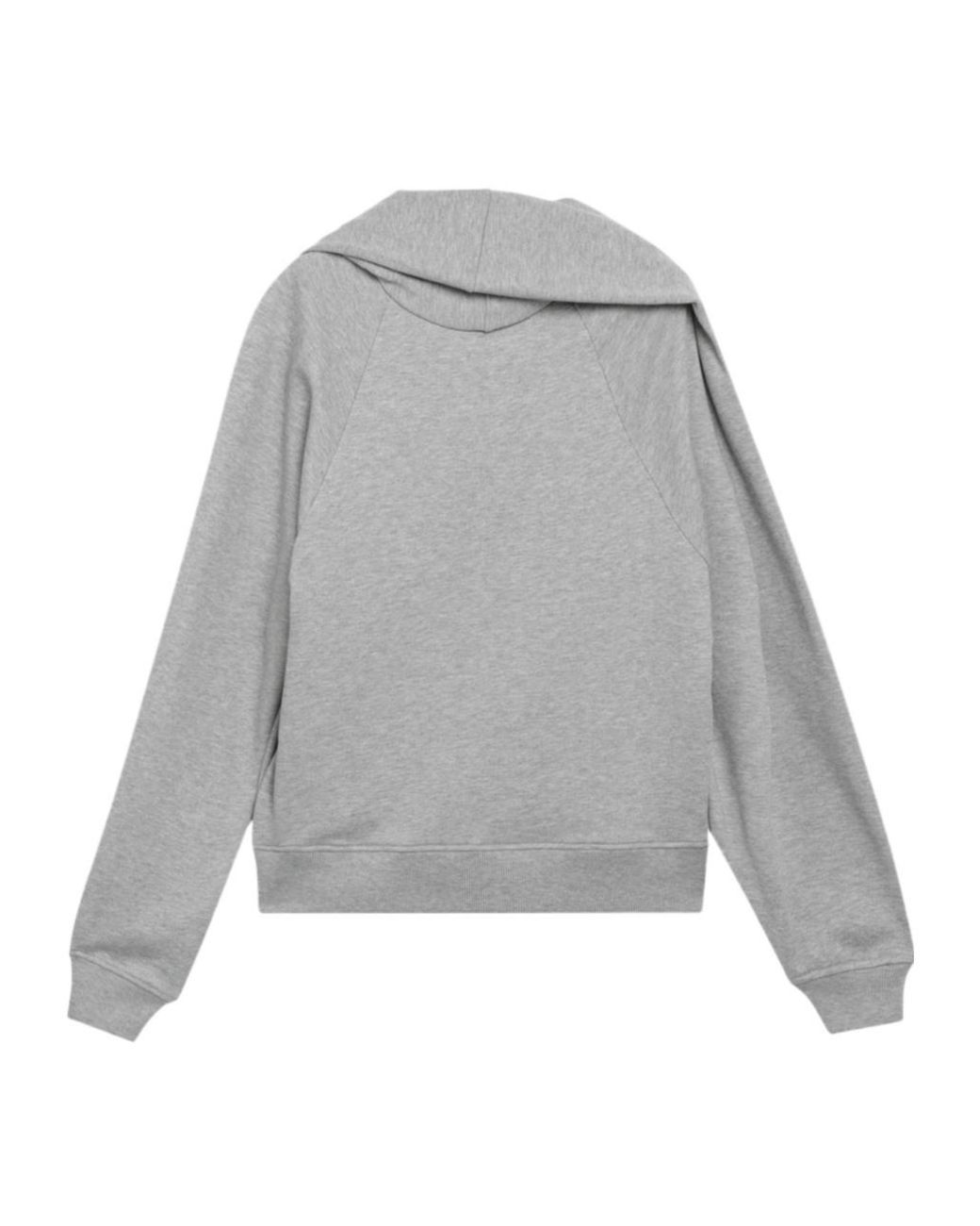 Dries Van Noten Gray Mélange Cotton Sweatshirt