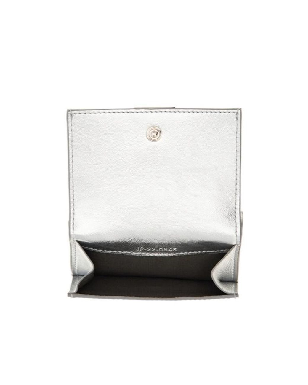 Ferragamo White Two-Color Hug Wallet