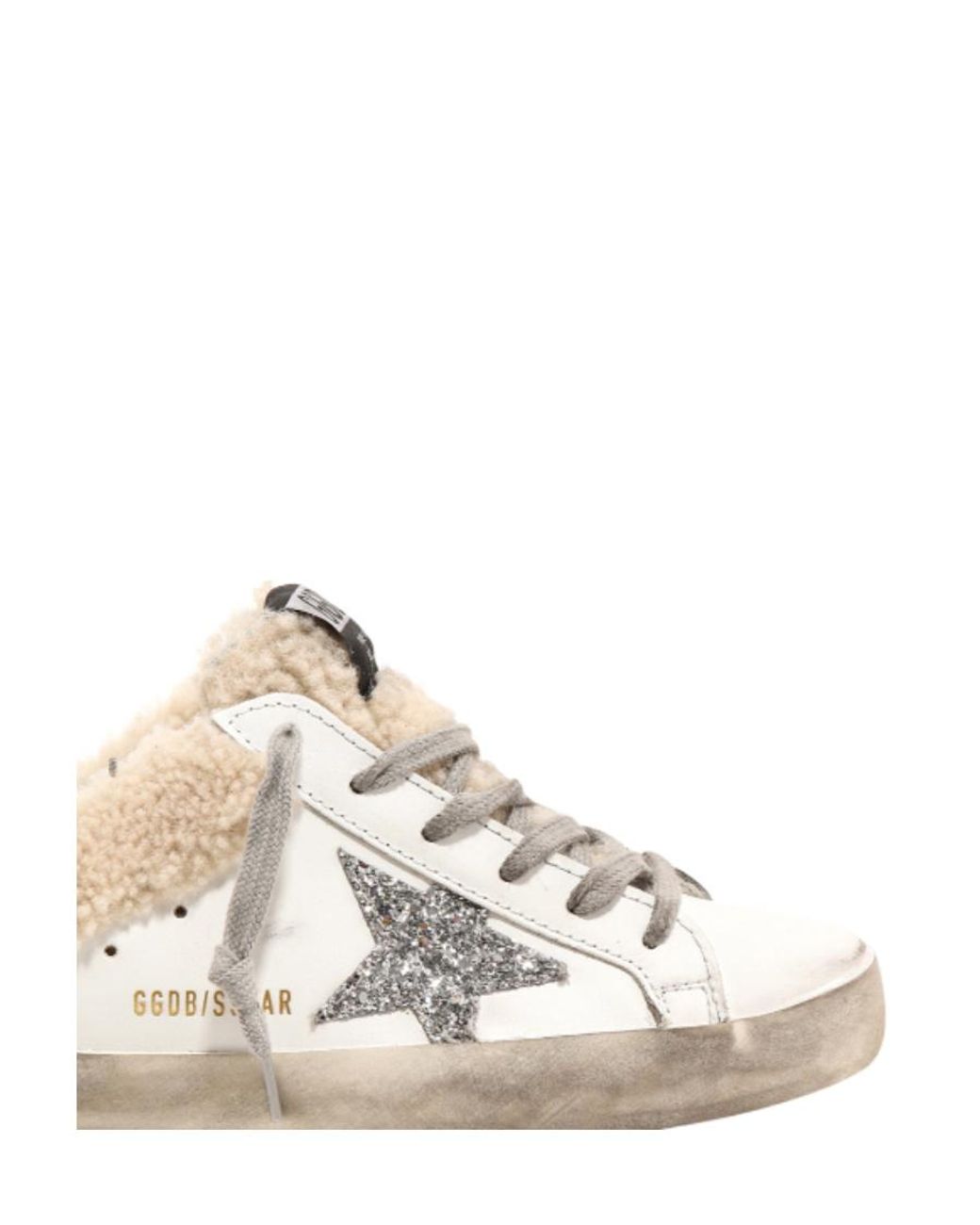 Golden Goose Deluxe Brand White Super-Star Slip-On Sneakers