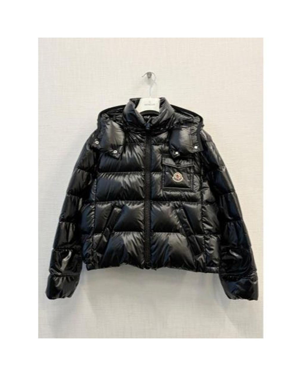 Moncler Black Andro Zip-Up Short Padded Jacket
