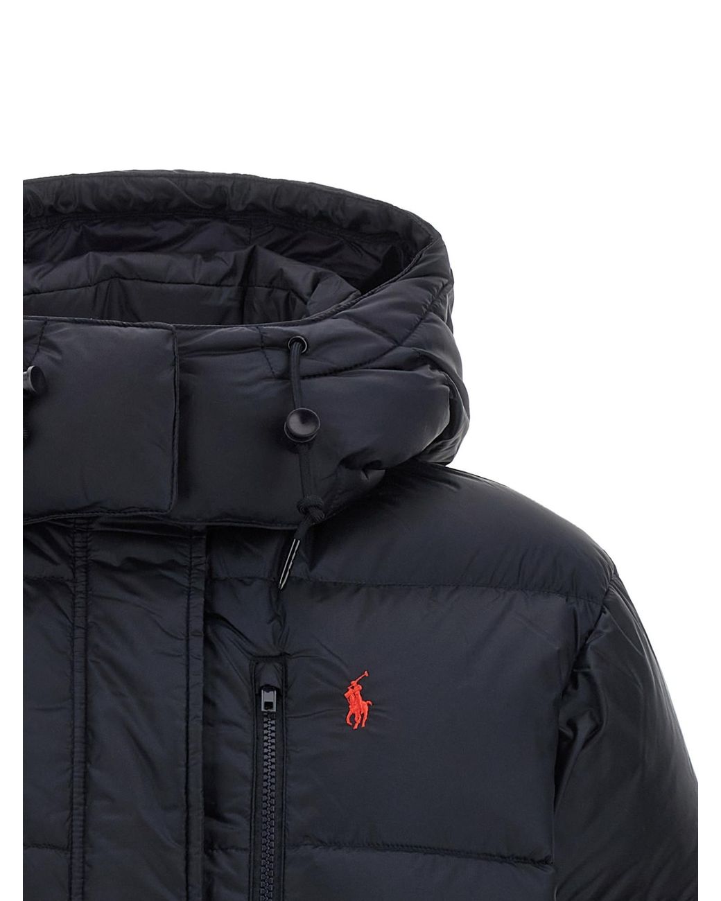 Polo Ralph Lauren Blue Quilted Hooded Down Jacket