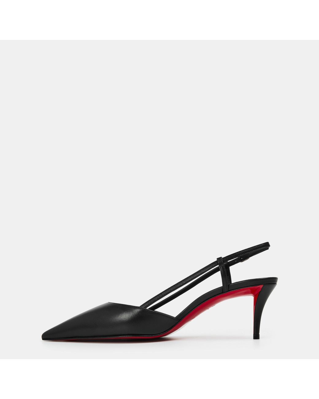 Christian Louboutin Black Miss Z Slingback 60Mm Pumps