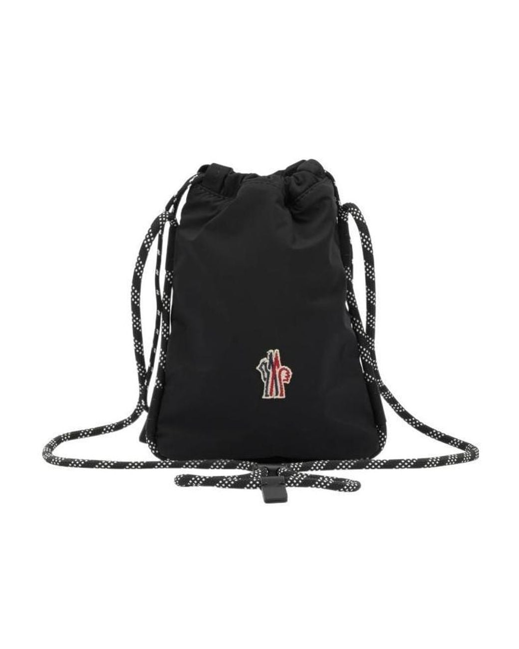 Moncler Black Makaio Small Shoulder Bag for men