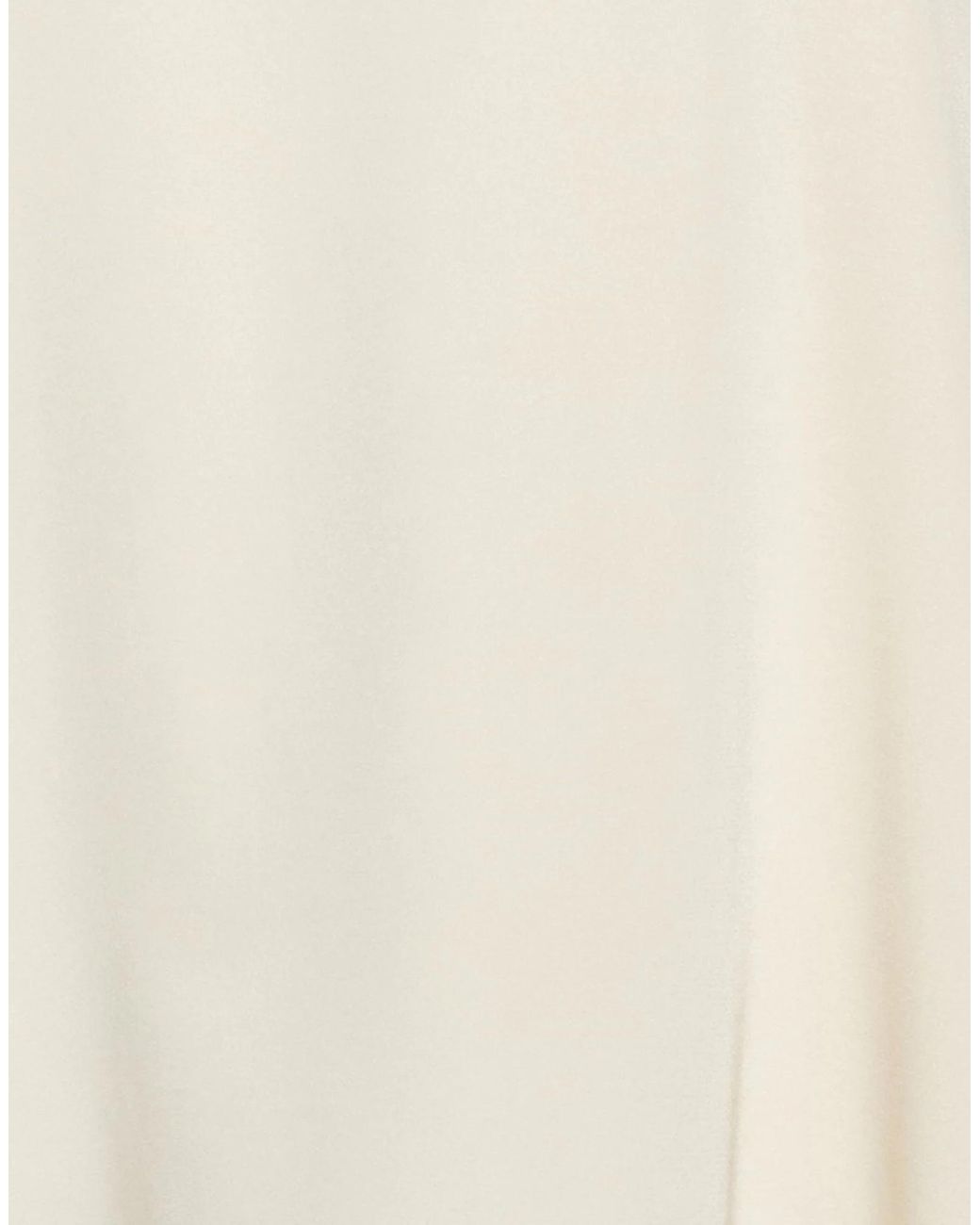 Max Mara White Solid-Color Satin Shirt