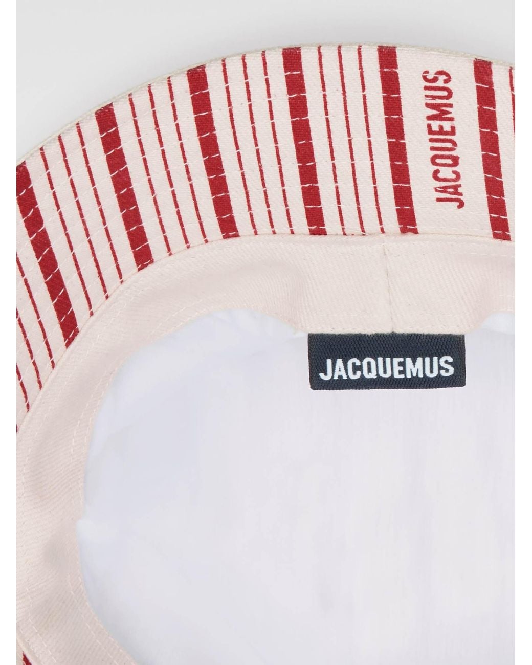 Jacquemus White Le Bob Gadjo Knotted Bucket Hat