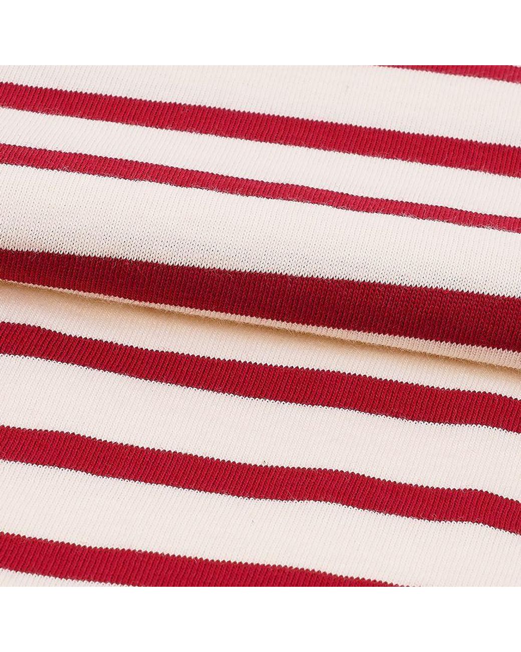 Saint James Red Short-Sleeve T-Shirt for men
